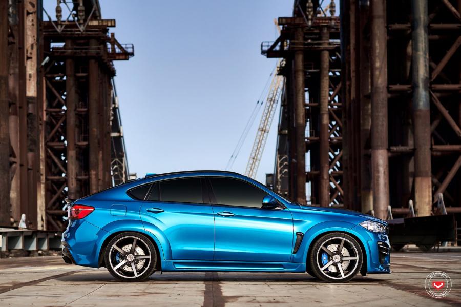  BMW X6 M on Vossen Wheels (VPS-303) 2017 года  (фото 25 из 28)